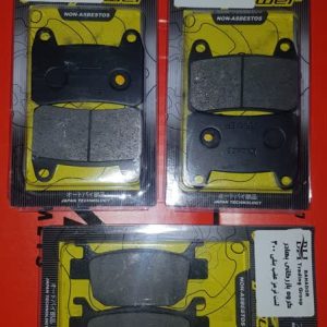 لنت دیسکی ترمز جلو موتور سیکلت کد 2066066 مناسب برای بنلی 250 (249) جفت سیلندر BENELLI 250S نیکران موتور پک دوعددی