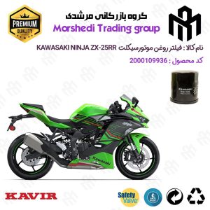 فیلتر روغن موتورسیکلت کد 123355 مناسب برای کاوازاکی نینجا 250 KAWASAKI NINJA ZX-25RR ABS کویرموتور